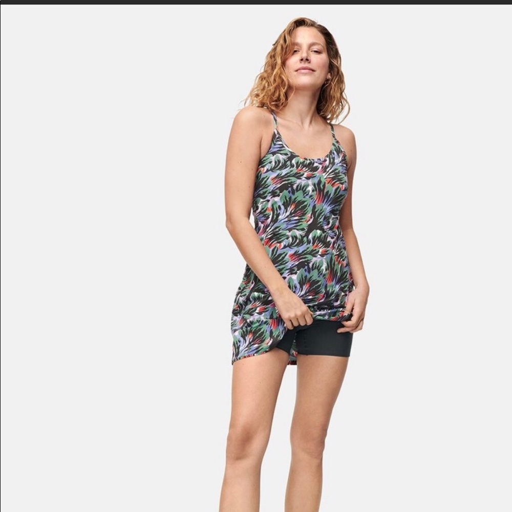 Outdoor voices exercise dress - water color vapor